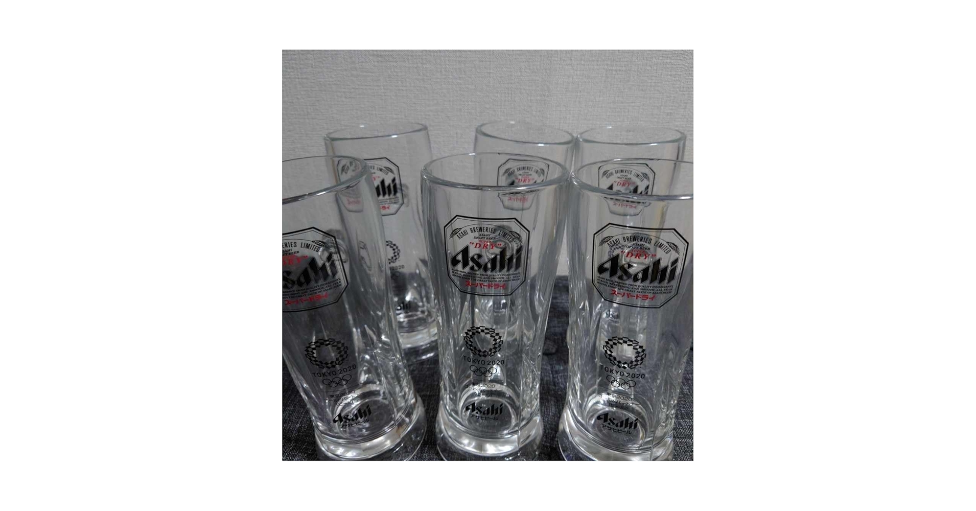 Amazon.co.jp: アサヒスーパードライ ビールジョッキ6個セット 東京